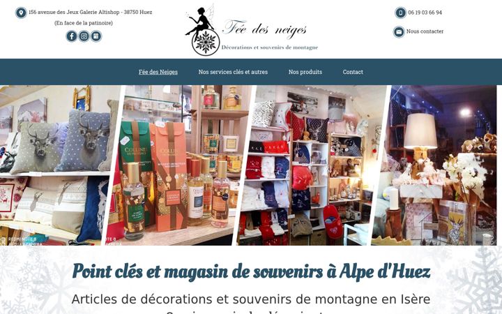 Screenshot of fee-des-neiges.fr