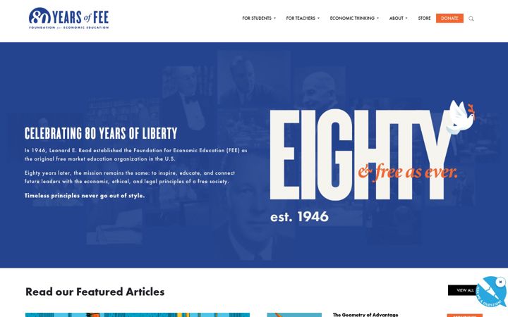 Zrzut ekranu fee.org