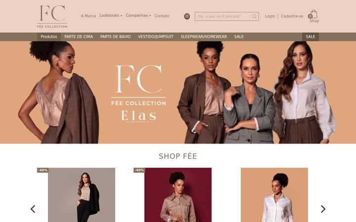 Screenshot of feecollection.com.br