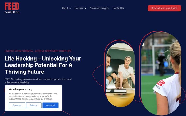 Screenshot of feed-consulting.co.uk