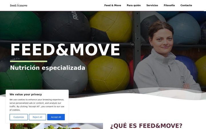 Screenshot of feedandmove.es