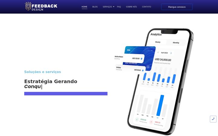 Screenshot of feedbackdesign.com.br