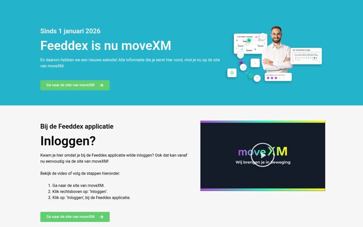 Screenshot of feeddex.nl