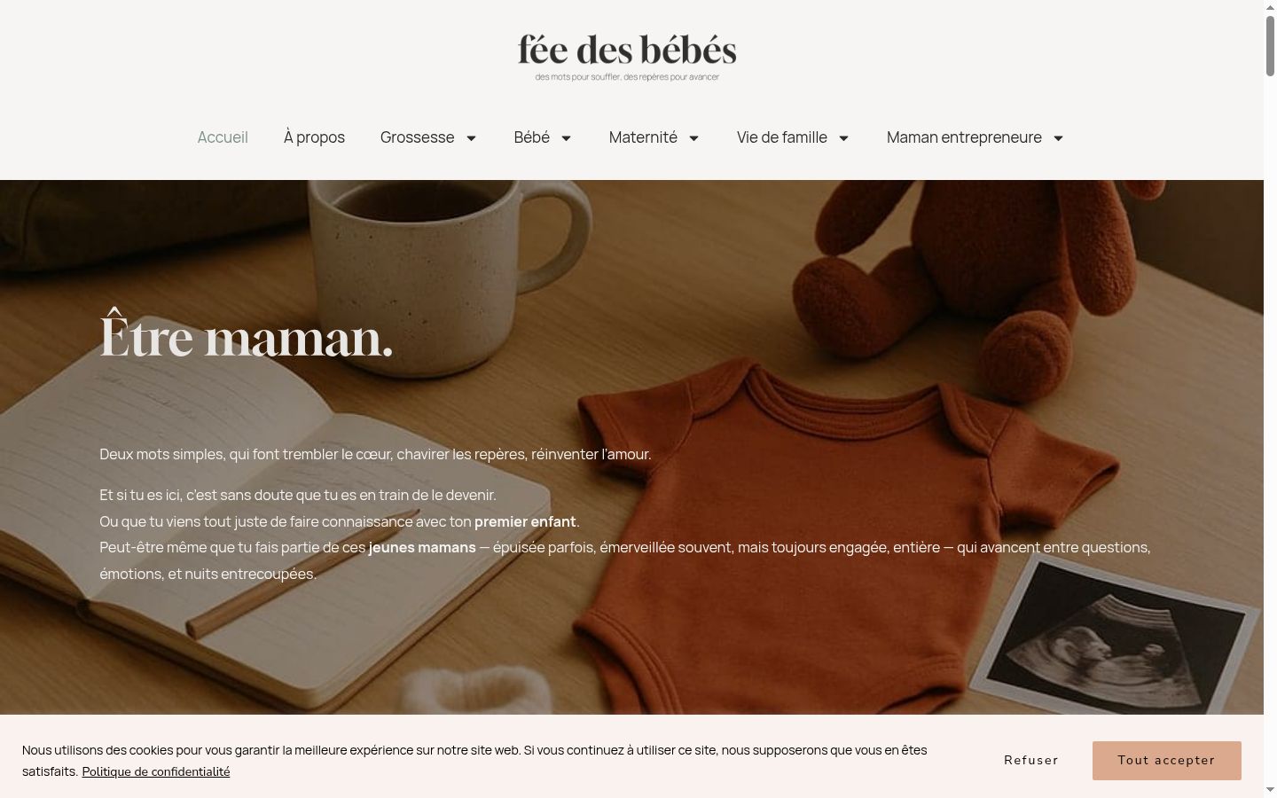 Screenshot van de toestemmingsbanner zoals getoond vóór enige interactie