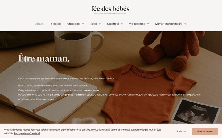 Screenshot of feedesbebes.com