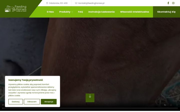 Screenshot of feedinghorses.pl