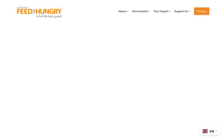 Screenshot ta' feedthehungry.org.uk