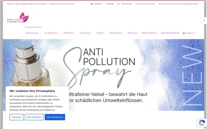 Екранна снимка на feel-good-cosmetics.de