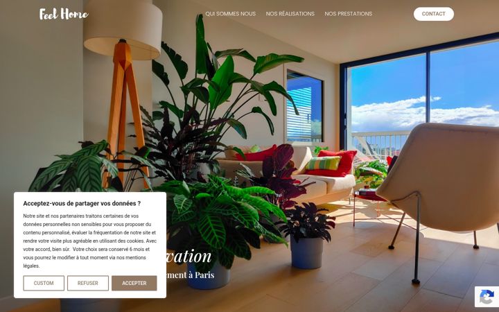 Screenshot of feel-home-renovation.com