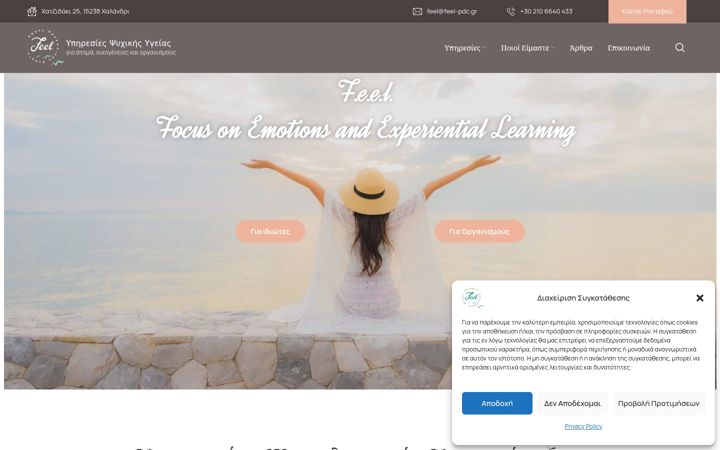Screenshot of feel-pdc.gr