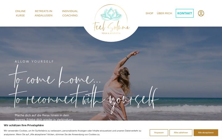Screenshot of feel-soluna.de