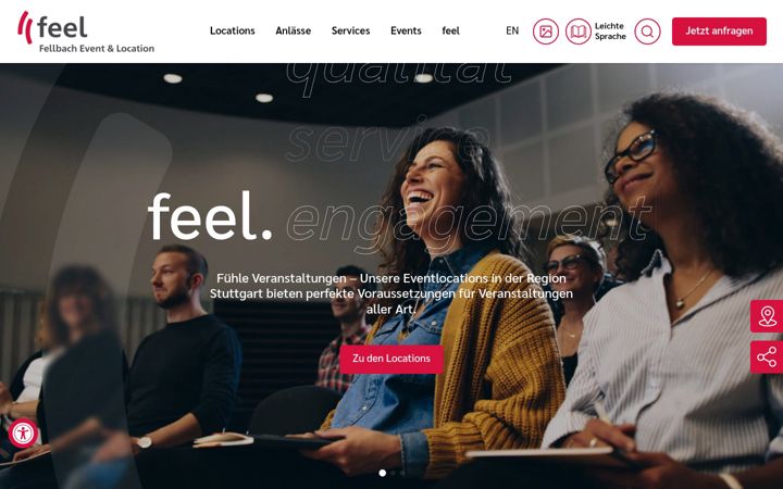 Screenshot of feel.de