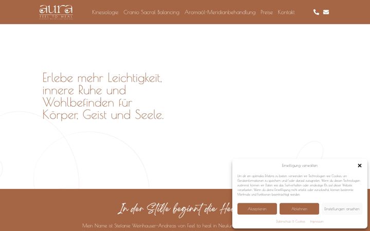 Screenshot of feel2heal.at