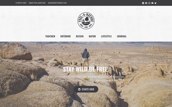 Screenshot of feel4nature.com