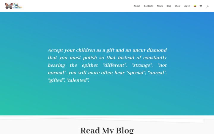 Screenshot of feelautism.com