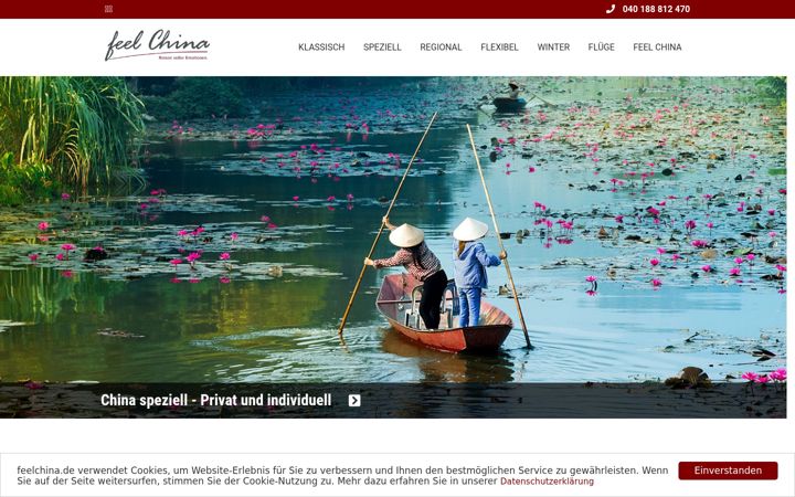 Screenshot of feelchina.de