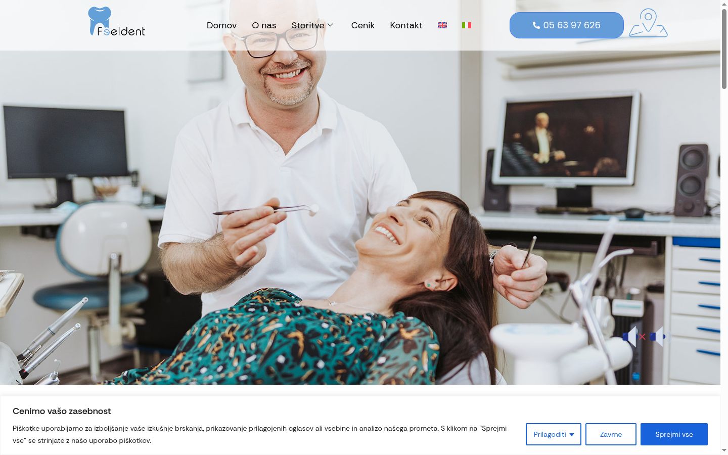 Capture d'écran de la bannière de consentement affichée avant toute interaction