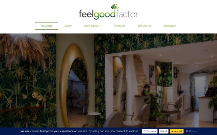 Screenshot of feelgood-factor.co.uk