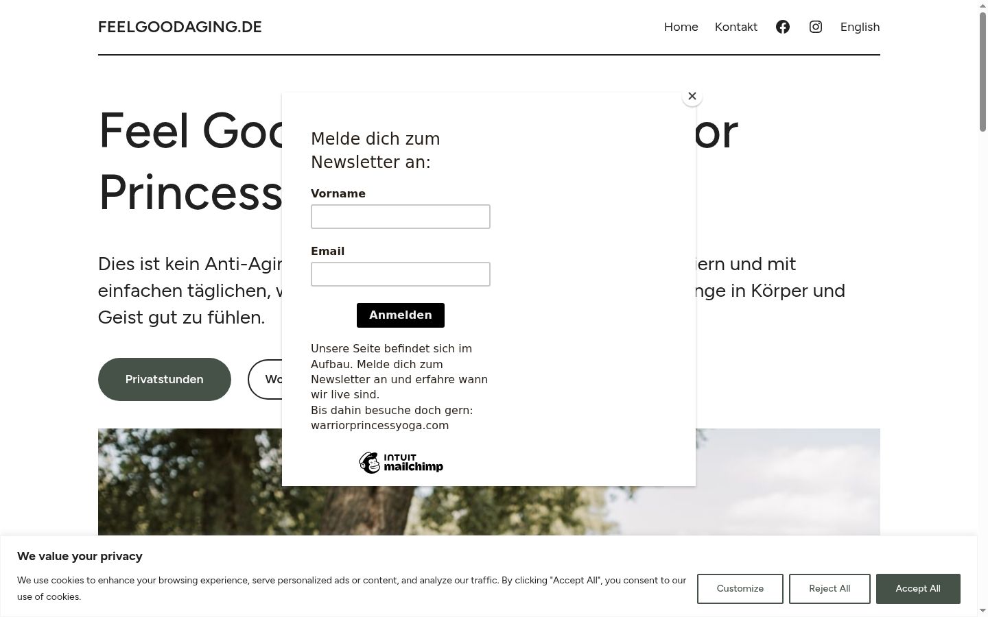 Zrzut ekranu banera zgody wyświetlanego przed jakąkolwiek interakcją
