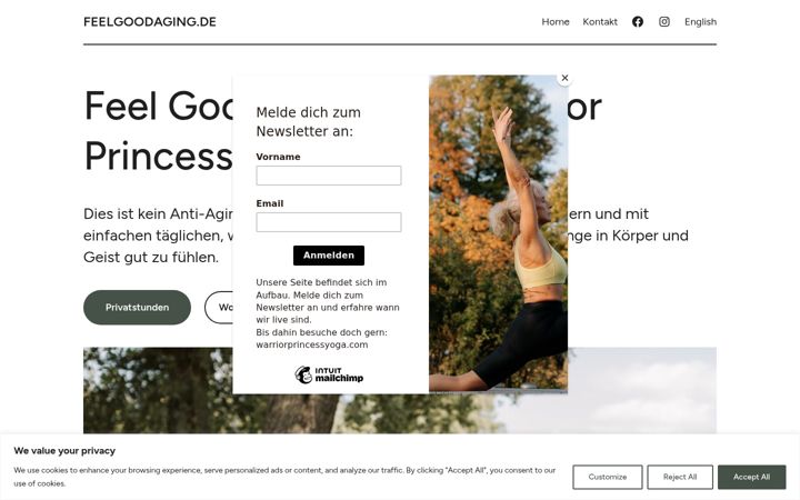 Screenshot of feelgoodaging.de