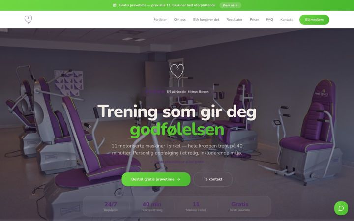 Screenshot of feelgoodbergen.no