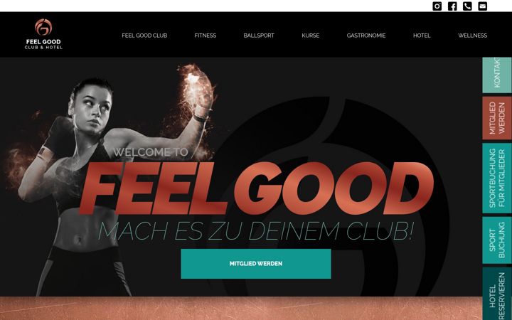 Screenshot of feelgoodclub.de