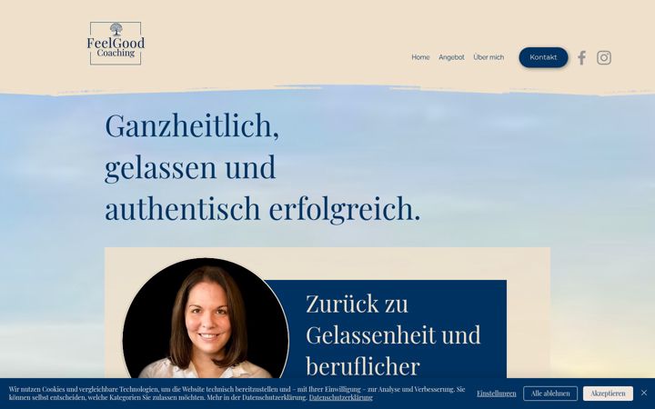 Screenshot of feelgoodcoaching.de