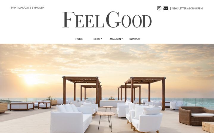 Screenshot of feelgoodmagazin.de