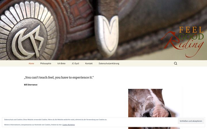 Screenshot of feelgoodriding.de