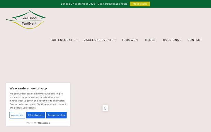 Screenshot of feelgoodtentevent.nl