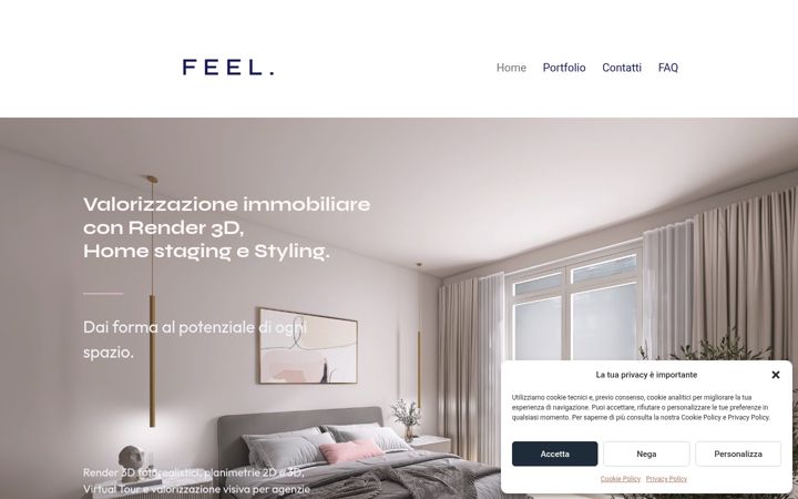 Screenshot of feelhomestaging.it