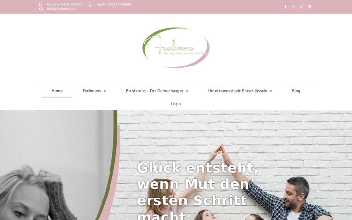 Screenshot of feelimons.de