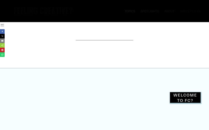 Screenshot of feeling-creations.com