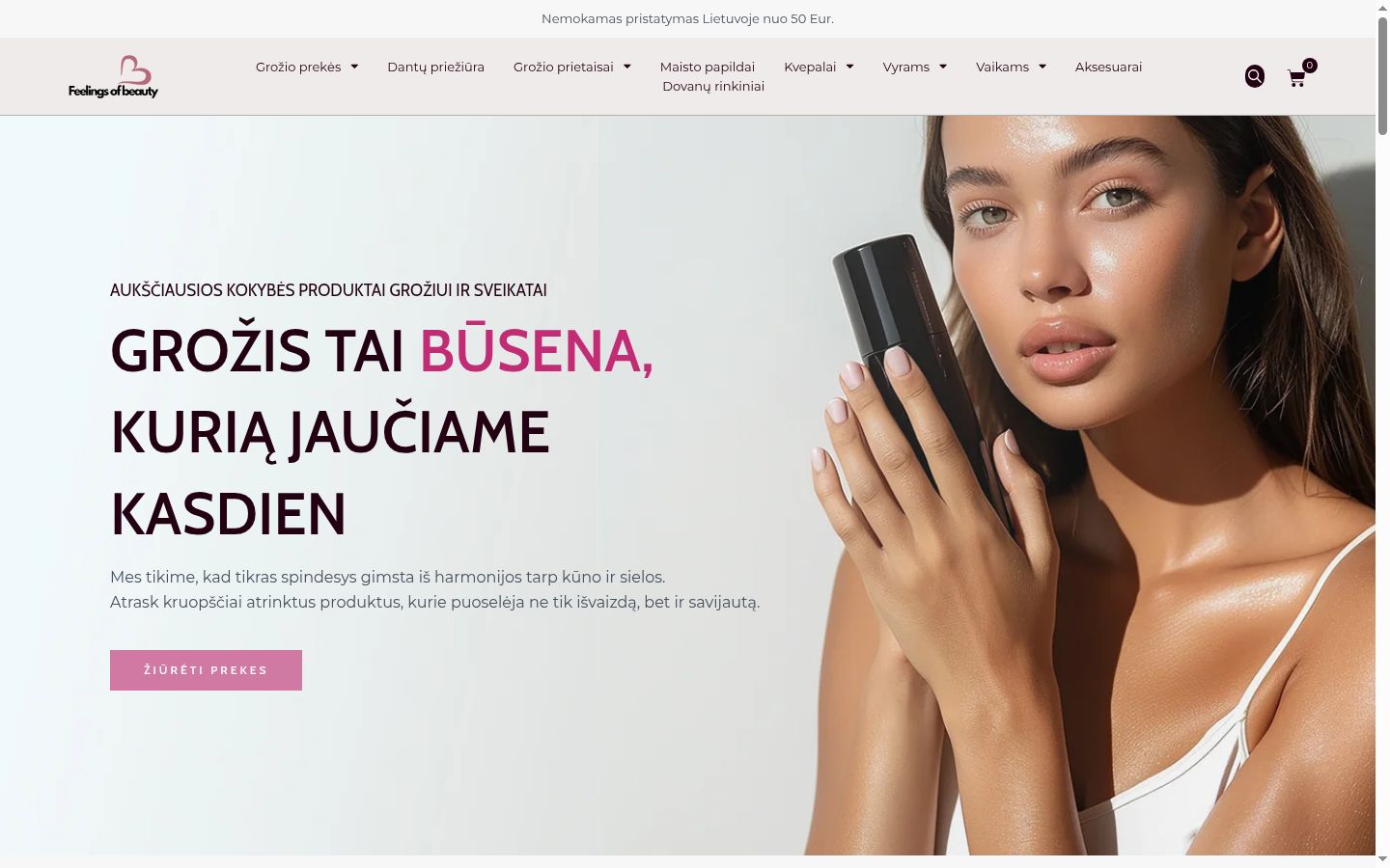 Screenshot tal-banner tal-kunsens muri qabel kwalunkwe interazzjoni
