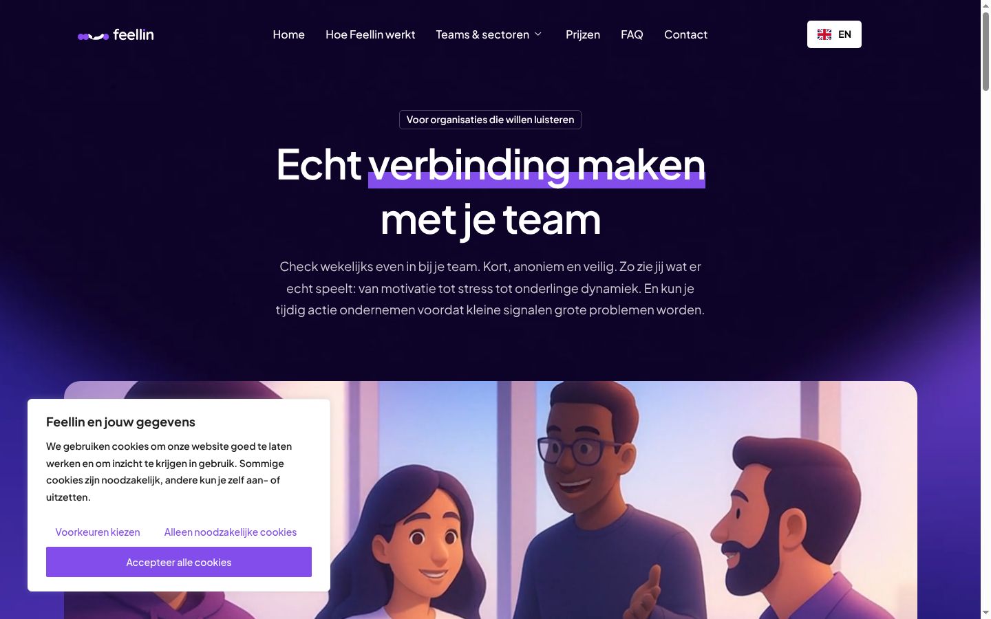 Screenshot tal-banner tal-kunsens muri qabel kwalunkwe interazzjoni