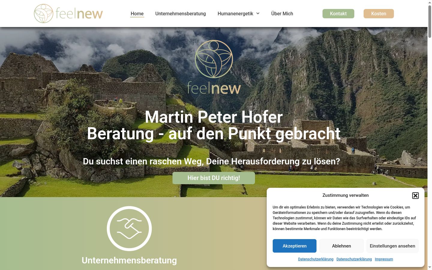 Screenshot van de toestemmingsbanner zoals getoond vóór enige interactie