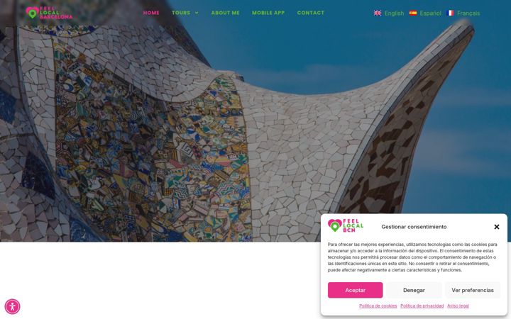 Screenshot of feelocalbarcelona.com