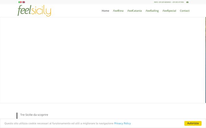 Screenshot of feelsicily.it