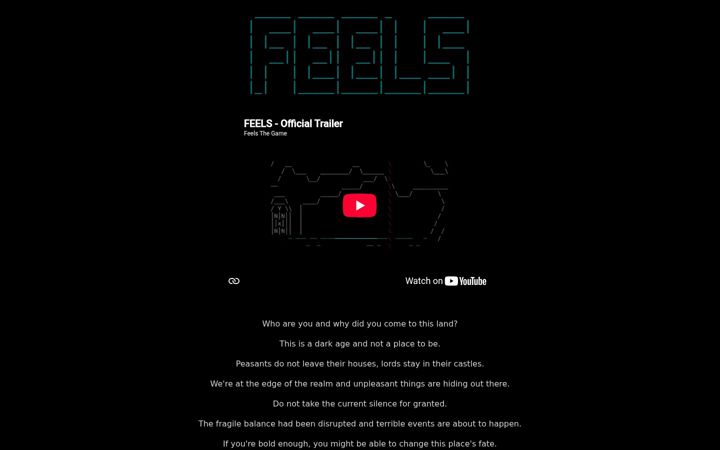 Screenshot of feelsthegame.com