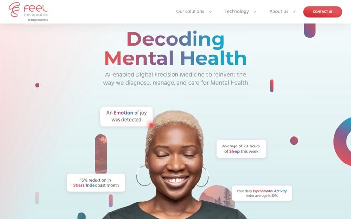 Screenshot of feeltherapeutics.com