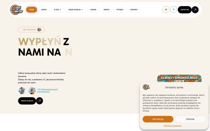 Screenshot of feelthewater.pl
