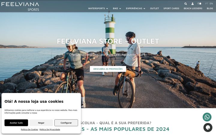 Screenshot of feelvianastore.com