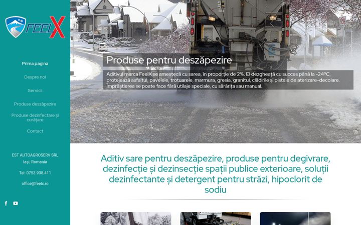 Screenshot of feelx.ro