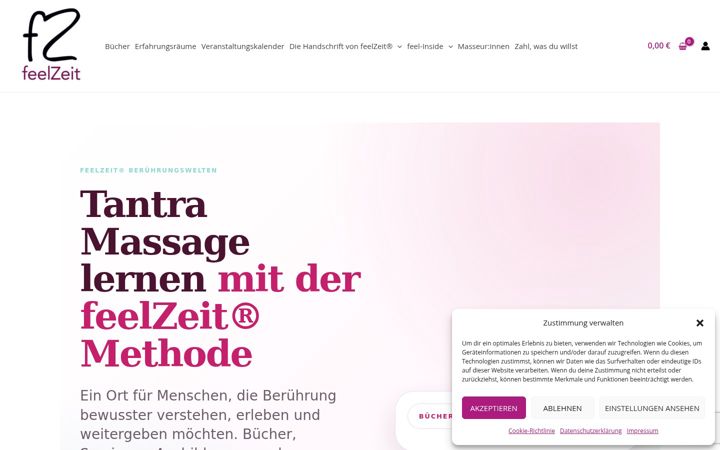 Screenshot of feelzeit.de