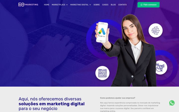 Zrzut ekranu feemarketing.com.br