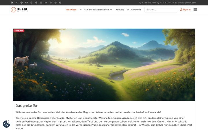 Screenshot of feenland.at