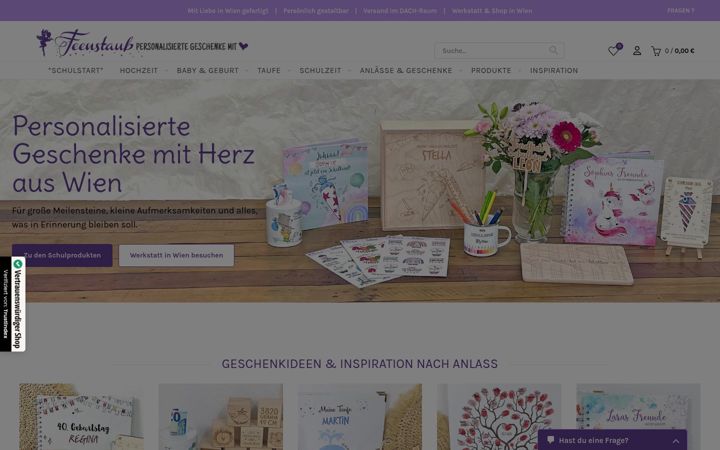 Screenshot of feenstaub.at