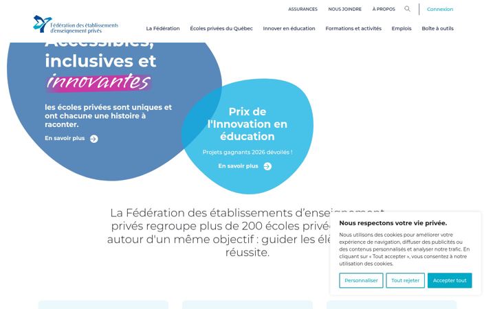 Screenshot of feep.qc.ca