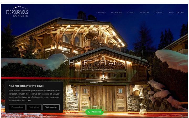 Screenshot of feepourvous.com
