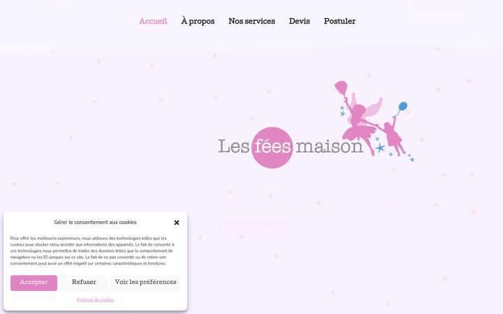 Screenshot of fees-maison.fr